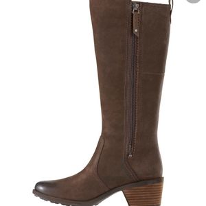 Teva Womens Anaya Waterproof Tall Chocolate Brown